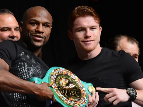 Canelo consuela a Mayweather tras tragedia familiar