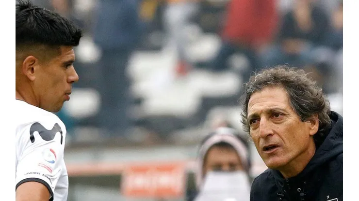 Esteban Pavez junto a Mario Salas en la época que ambos coincidieron en Colo Colo.