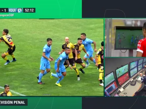 Piero Maza va al VAR y cobra polémico penal para Iquique ante Coquimbo
