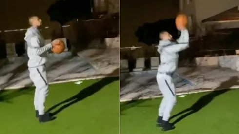 El King se luce en el basquet