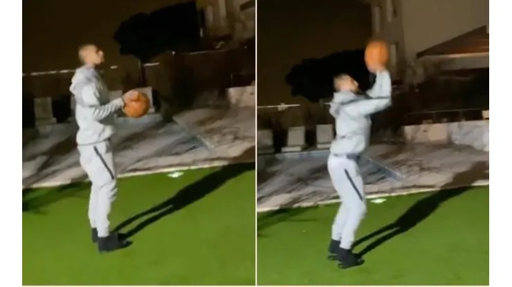 El King se luce en el basquet