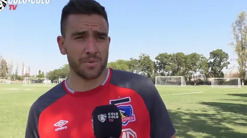 Zaldivia tras el amistoso contra Colina.