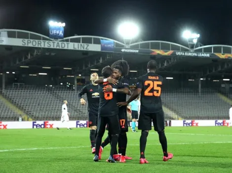 Manchester United apabulla a LASK y se abraza en la Europa League