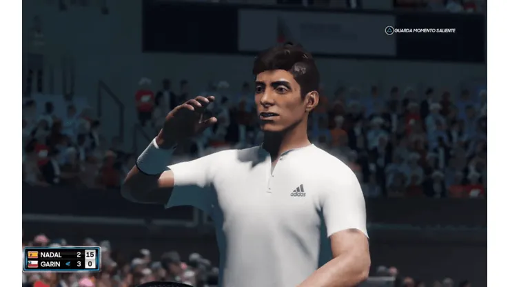 Video | Así luce Cristian Garín en AO Tennis 2