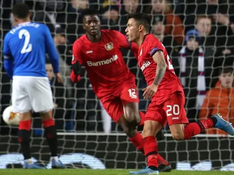 Triunfo del Bayer y golazo de Aránguiz contra Glasgow Rangers