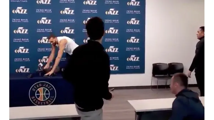 Gobert se burló del Coronavirus antes de dar positivo.