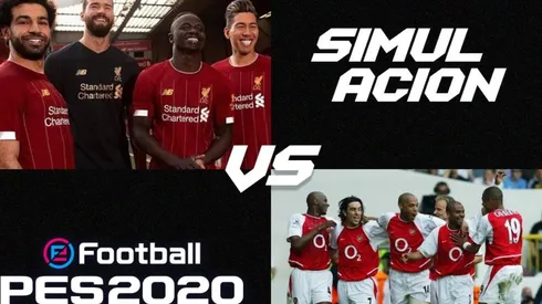 Liverpool 2020 contra los Invencibles del Arsenal en una tremenda simulación en PES