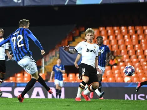Atalanta vence al Valencia y se instala en cuartos de final de Champions
