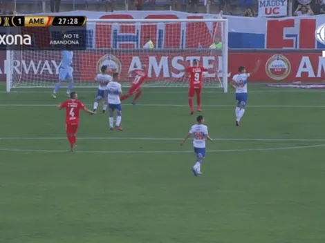 Gol de América de Cali a la UC tras jugadón de Ureña