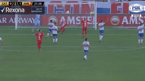 América de Cali en ventaja en San Carlos.