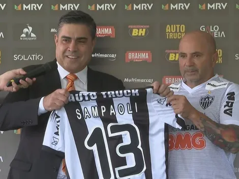 Jorge Sampaoli es presentado como nuevo DT del Atlético Mineiro