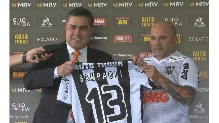 Sampaoli fue presentado en el Mineiro