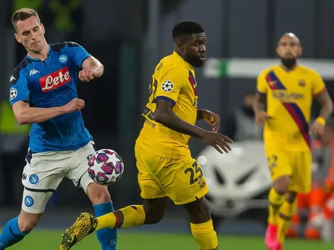 La revancha entre Barcelona y Napoli será sin público por coronavirus