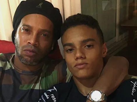 Hijo de Ronaldinho le envía un emotivo mensaje de apoyo