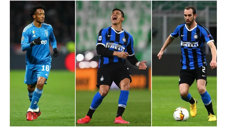 Cuadrado, Alexis y Godín, potenciales bajas desde Italia por el coronavirus.