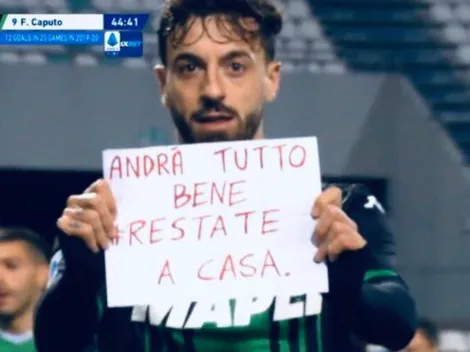 Jugador de Sassuolo regala esperanza y manda un mensaje por coronavirus