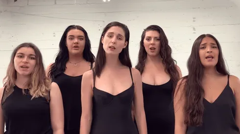 Fran Valenzuela se luce cantando a capella