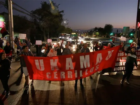 Movimiento Ukamau adhiere a huelga feminista y genera corte de tránsito