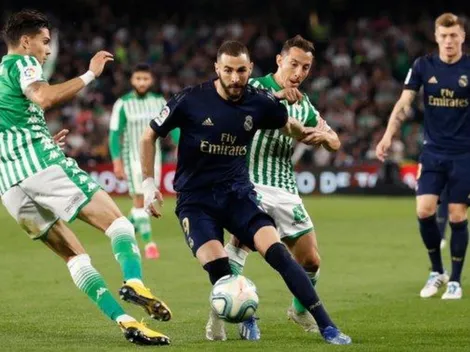 R. Madrid cae ante Betis y pierde el liderato de la liga española