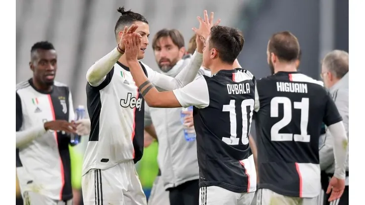 Cristiano festeja el golazo de Dybala que los deja otra vez como líderes del torneo