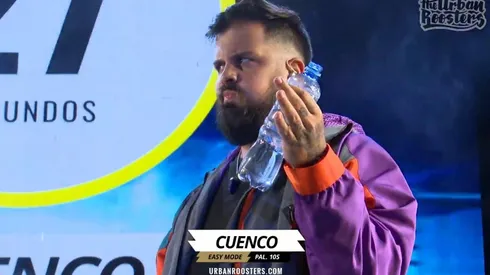 Papo en su batalla ante Cacha en la Gran Final de FMS Internacional.