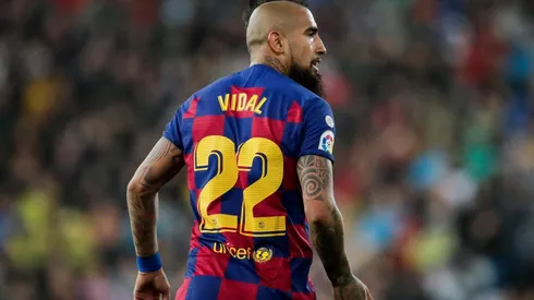 Vidal, volante-delantero del Barcelona.