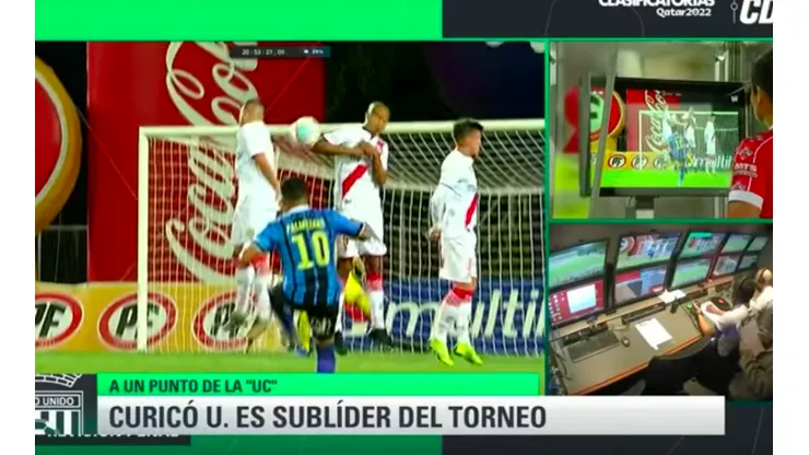 El árbitro no cobró la mano pese a verla en el VAR