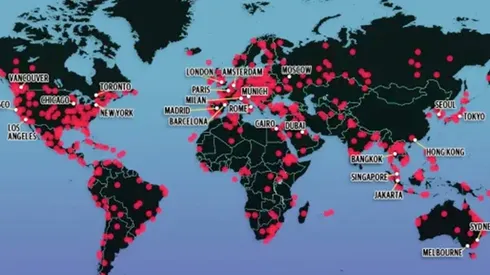Mapa interactivo muestra en qué lugares del mundo se ha confirmado el Coronavirus