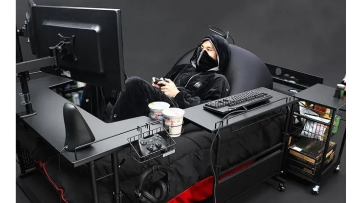 En Japón puedes comprar una cama para gamers