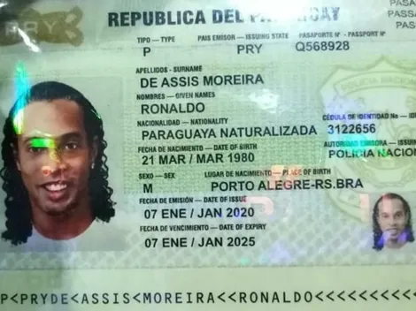 Ronaldinho detenido en Paraguay con pasaporte falso