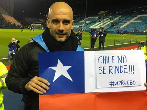 "Apruebo": Pep envía su apoyo desde Inglaterra