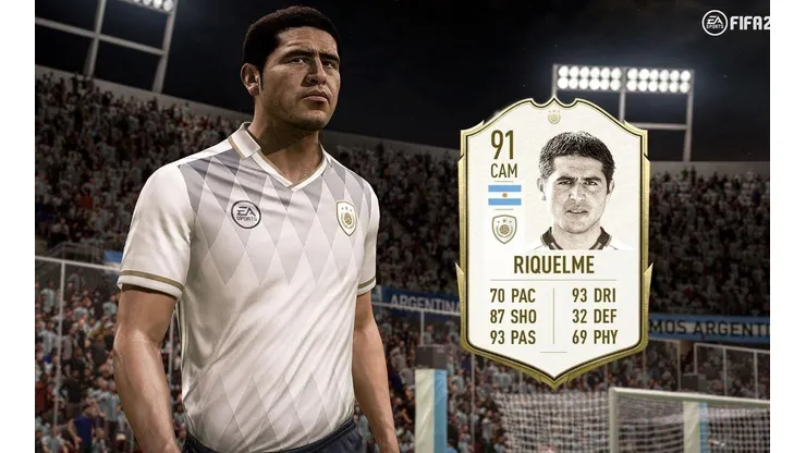 Juan Román Riquelme llega como ícono a FIFA 20