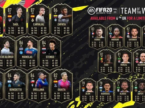 Histórico: Fabián Orellana y Matías Rodríguez en el TOTW de FIFA 20