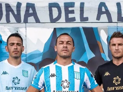 Racing presenta nueva camiseta con Díaz como protagonista