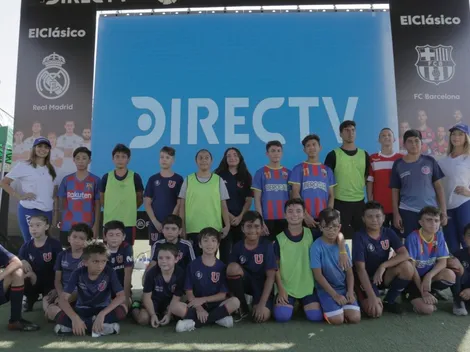 Un centenar de niños vio el clásico Real Madrid-Barcelona en la Ciudad Deportiva de Iván Zamorano