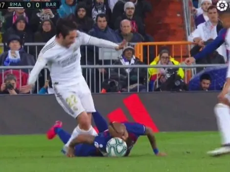 ¡Lo hizo otra vez! Vidal tranca con la cabeza ante el Real Madrid