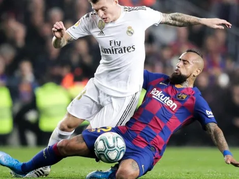 Con Vidal, Barcelona defiende el liderato ante Real Madrid