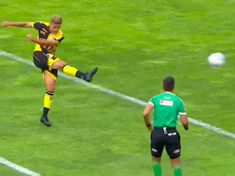 ¡Golazo! Aravena abre el marcador en el clásico entre Coquimbo y La Serena