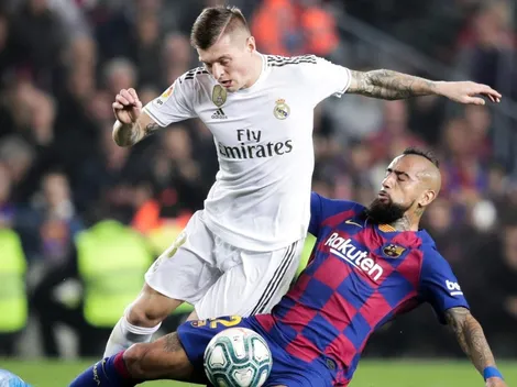 Citados del Real y Barcelona para el derbi: Vidal entre los culés