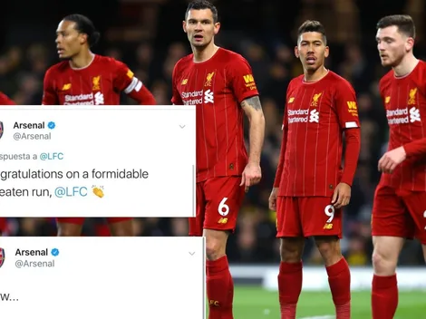 Perso: Arsenal se burla del Liverpool por perder el invicto