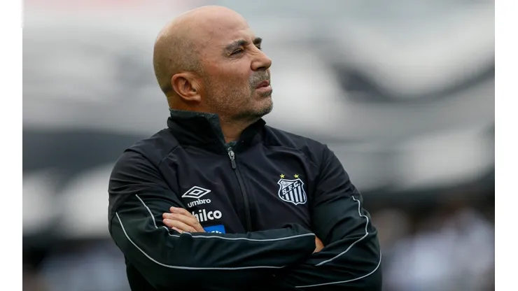 Sampaoli en Santos.