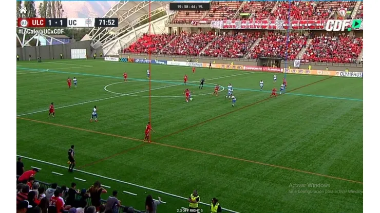 El fuera de juego de la Calera.
