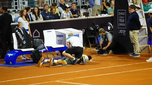 Garin sufre por su espalda