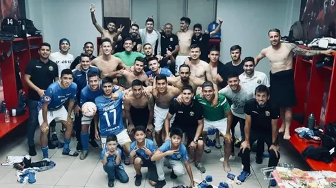 El festejo de Audax.