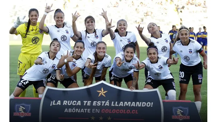 El 11 de Colo Colo en la Noche Alba femenina.
