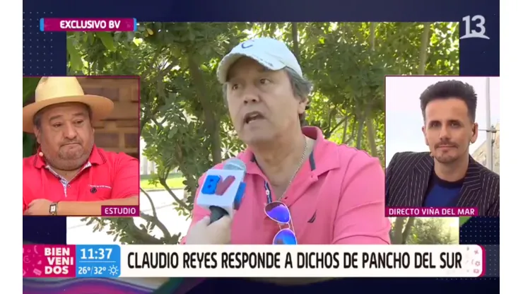 Viejas rencillas entre Pancho del Sur y Claudio Reyes afloraron en pantalla esta mañana.