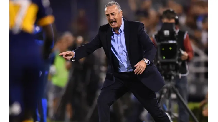 Gustavo Alfaro hace unos meses en Boca Juniors.