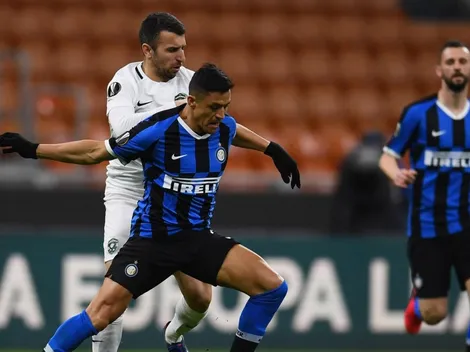 Alexis Sánchez brilla en la clasificación de Inter en la Europa League