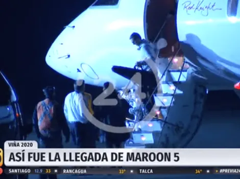 Maroon 5 ya está en Chile para subirse a la Quinta Vergara