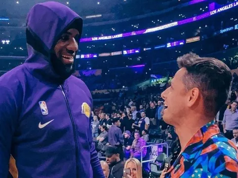 Chicharito Hernández cumple su sueño de conocer a LeBron James